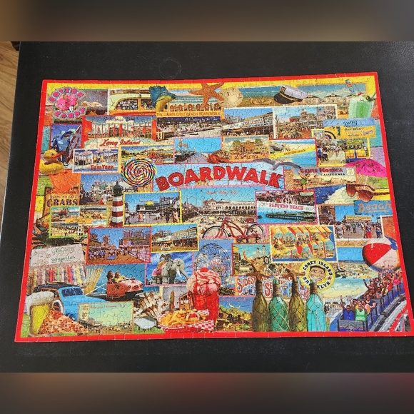 WILLOW CREEK BOARDWALK MEMORIES 1000-PIECE JIGSAW PUZZLE COMPLETE - Picture 3 of 3